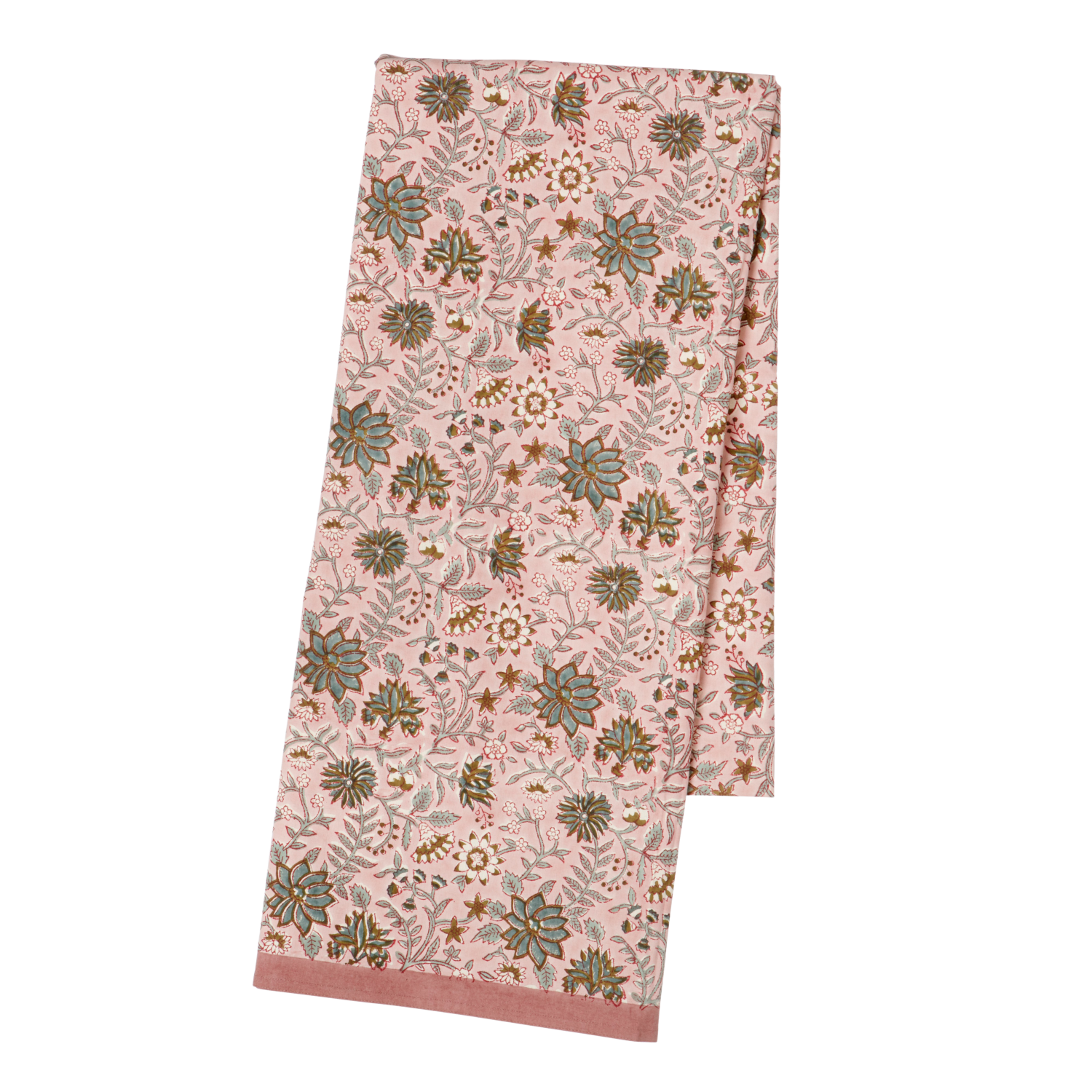 BUNGALOW - Tischtuch – Komati Rose - Bedruckte Tischdecke aus Baumwolle