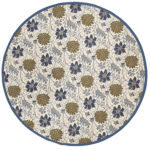 BUNGALOW - Tischtuch Rund –  Sitapur Topaz - Bedruckte Tischdecke aus Baumwolle