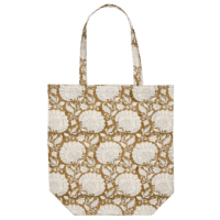 BUNGALOW - Stofftasche – Ocker - in Blockdruck