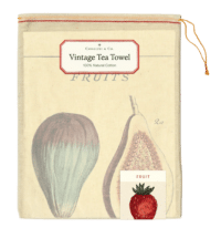 - Früchte -Vintage Tea Towel - 100% Baumwolle