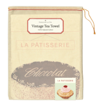 - Pâtisserie – Vintage Tea Towel - 100% Baumwolle