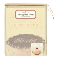 - Pâtisserie – Vintage Tea Towel - 100% Baumwolle