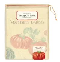 - Gemüse Garten – Vintage Tea Towel - 100% Baumwolle