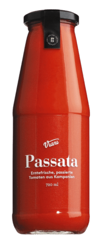 VIANI - Passata di pomodoro - Erntefrische, passierte Tomaten aus Kampanien