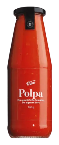 VIANI - Polpa di pomodoro - Feingewürfelte Tomaten im eigenen Saft