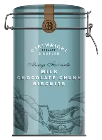 CARTWRIGHT & BUTLER - Chocolate Chunk Biscuits - Butterkekse mit Vollmilchschokoladestückchen