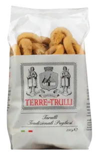 TERRE DIE TRULLI - Taralli Tradizionale - Salzgebäck mit nativem Olivenöl extra