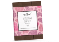 WILDBACH - Wildbach Schokolade – Beste Mama der Welt - Edle Vollmilchschokolade 38%