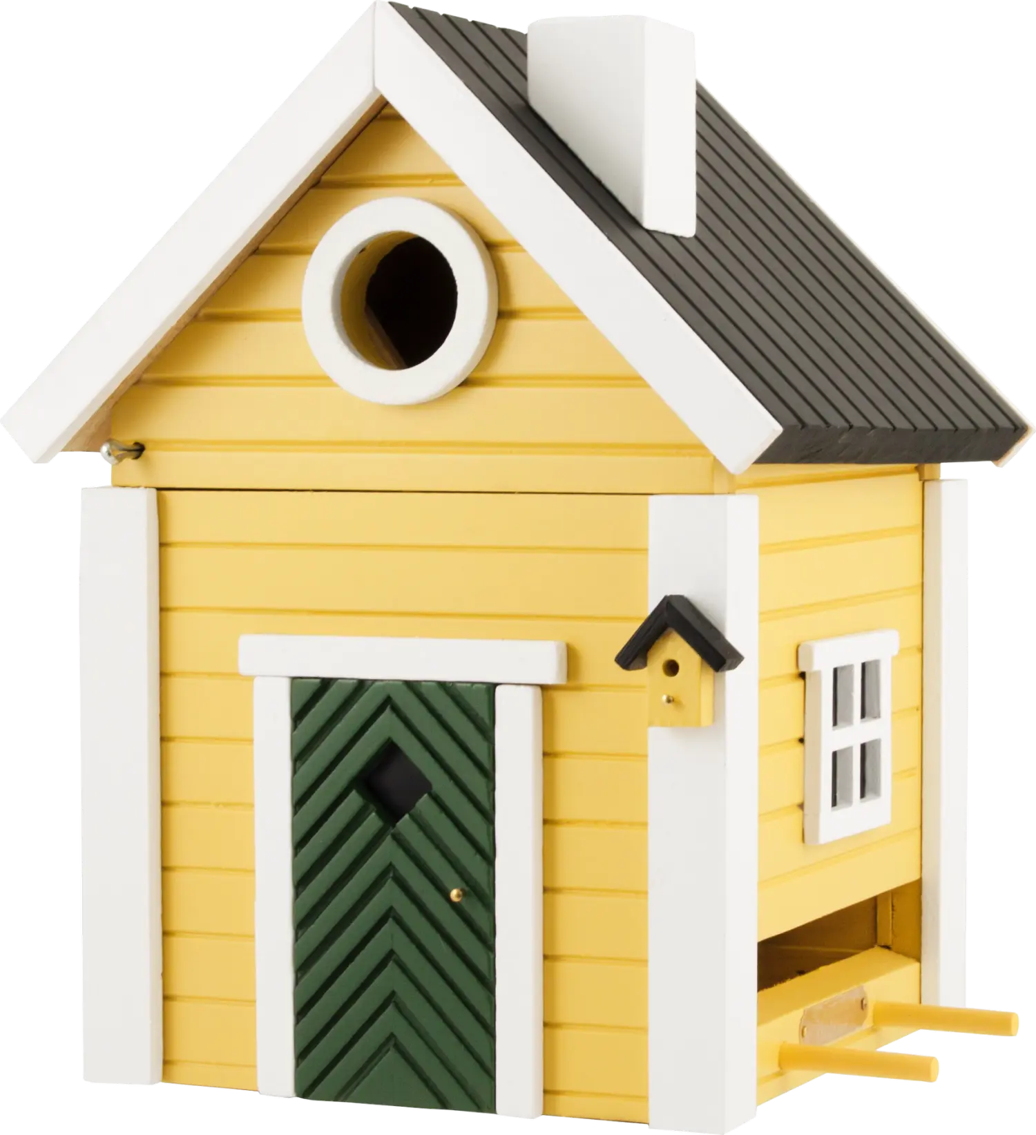 WILDLIFE GARDEN - Futtertisch & Vogelnistkasten Villa - Nistkasten aus Holz für Kleinvögel