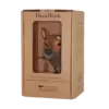 WILDLIFE GARDEN - Handgeschnitzter Haken – Rothirsch - Wandhaken aus Holz