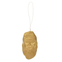 BUNGALOW - Gold Ornament – Weihnachtsmann - zum Aufhängen