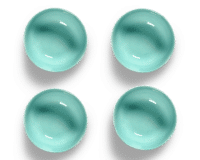 SERAX-OTTOLENGHI - OTTOLENGHI FEAST Bowl Large – Azur + Swirl Stripes Red - Large - 4er SET ø 15 x H7 CM