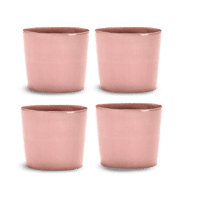 SERAX-OTTOLENGHI - OTTOLENGHI – FEAST Espresso Cups 15 cl – Delicious Pink - 4er SET ø 7 x H6 CM