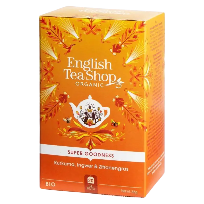 English Tea Shop - Kurkuma, Ingwer & Zitronengras – BIO Tee - 20 Beutel