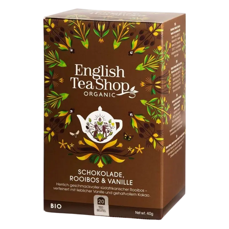 English Tea Shop - Schokolade Rooibos & Vanille – BIO Tee - 20 Beutel