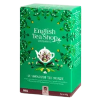 English Tea Shop - Schwarzer BIO Tee mit Minze - 20 Beutel