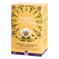 English Tea Shop - Weißer Tee, Kokosnuss & Passionsfrucht – BIO - 20 Beutel