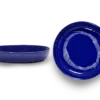SERAX-OTTOLENGHI - OTTOLENGHI – FEAST Teller Hoher Rand – Lapis Lazuli + Swirl Stripes White - 2er SET ø 22 x H4 CM