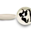 SERAX-OTTOLENGHI - OTTOLENGHI – FEAST Teller Hoher Rand – White + Pepper Black - 2er SET ø 22 x H4 CM