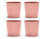 SERAX-OTTOLENGHI - OTTOLENGHI – FEAST Coffee Cups 25 cl FEAST – Delicious Pink - 4er Set ø 7.5 x H7.5 CM