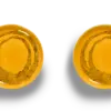 SERAX-OTTOLENGHI - OTTOLENGHI – FEAST Teller M – Sunny Yellow + Swirl Dots Black - 2er SET ø 22 x H2CM