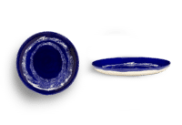 SERAX-OTTOLENGHI - OTTOLENGHI – FEAST Teller S – Lapis Lazuli + Swirl Dots White - 2er SET ø 19 x H2 CM