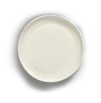 SERAX-OTTOLENGHI - OTTOLENGHI – FEAST Servierplatte Tief S – White + Swirl Stripes Blue - Small (Tief) - ø 34 x H4 CM