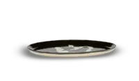 SERAX-OTTOLENGHI - OTTOLENGHI – FEAST Servierteller – Black + Pepper White - ø 35 x H2 CM