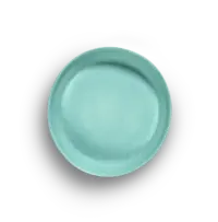 SERAX-OTTOLENGHI - OTTOLENGHI – FEAST Servierplatte S – Azure + Swirl Stripes Red - Small ø 30 x H6 CM