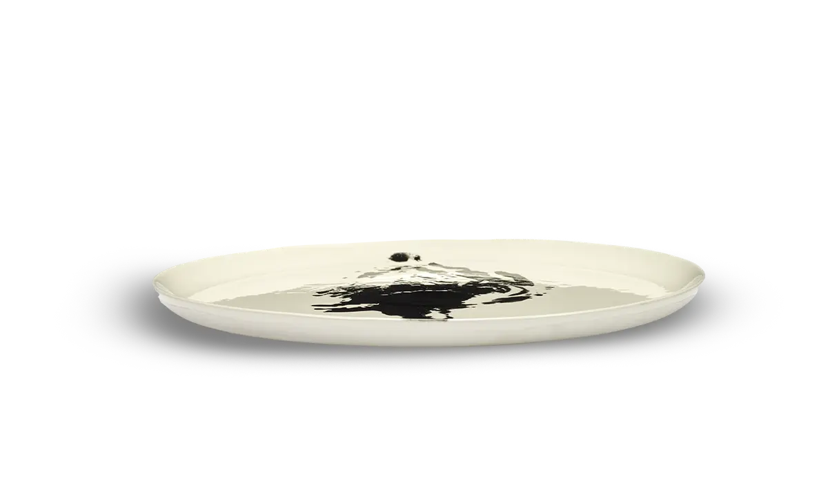 SERAX-OTTOLENGHI - OTTOLENGHI – FEAST Servierteller – White + Artichoke - ø 35 x H2 CM