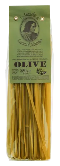 LORENZO IL MAGNIFICO - Fettuccine mit Oliven - Nudeln aus Hartweizengrieß mit Oliven