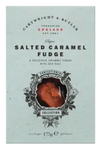 CARTWRIGHT & BUTLER - Salted Caramel Fudge - Weichkaramell mit Butter und Meersalz