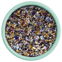 SAL DE IBIZA - Granito con flores - Meersalz mit Blüten im Streuer