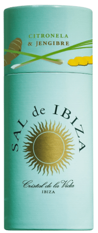 SAL DE IBIZA - Granito con citronela y jengibre - Meersalz mit Zitronengras und Ingwer im Streuer