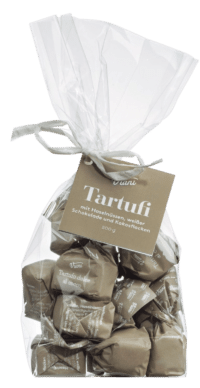 VIANI - Tartufi Dolci al cocco - Weiße Schokoladentrüffel mit Kokos und Piemont Haselnüssen