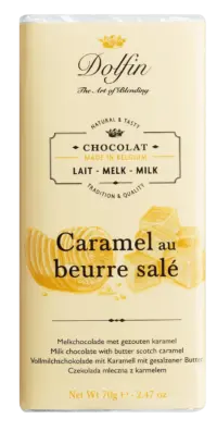 DOLFIN - Vollmilchschokolade mit Karamell und gesalzener Butter