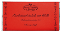 DOLCI PENSIERI - Zartbitterschokolade mit Chili - Handgeschöpfte Zartbitterschokolade mit Chili