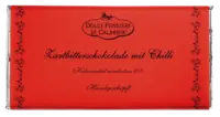 DOLCI PENSIERI - Zartbitterschokolade mit Chili - Handgeschöpfte Zartbitterschokolade mit Chili