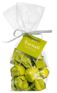 VIANI - Tartufi Dolci al pistacchio - Weiße Schokoladentrüffel mit Pistazien und Piemont Haselnüssen