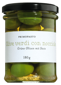 PRIMOPASTO - Grüne Oliven mit Stein - aus Sizilien