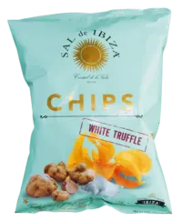 SAL DE IBIZA - Chips a la Flor de Sal de Ibiza Truffles - Kartoffelchips mit weißen Trüffeln