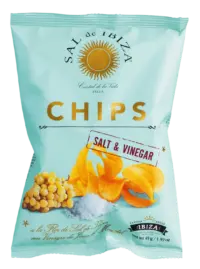 SAL DE IBIZA - Chips a la Flor de Sal de Ibiza Salt & Vinegar - Kartoffelchips mit Salz und Essig