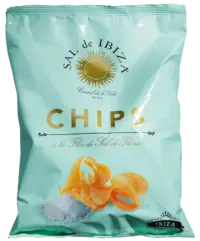 SAL DE IBIZA - Chips a la Flor de Sal de Ibiza - Kartoffelchips mit Sal de Ibiza